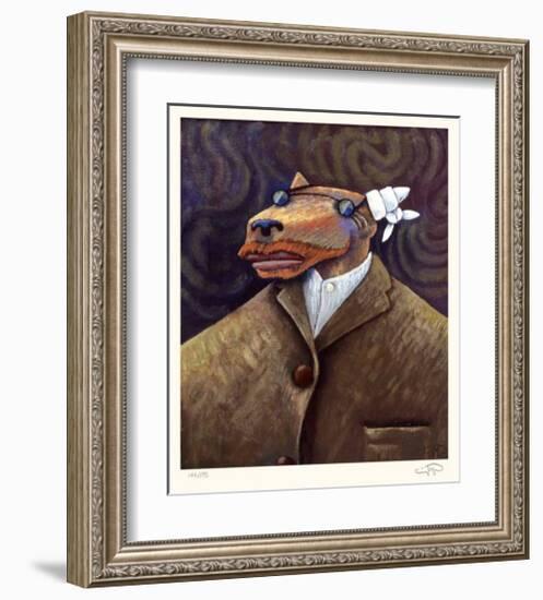 Coyote Portrait of Van Gogh-Markus Pierson-Framed Limited Edition