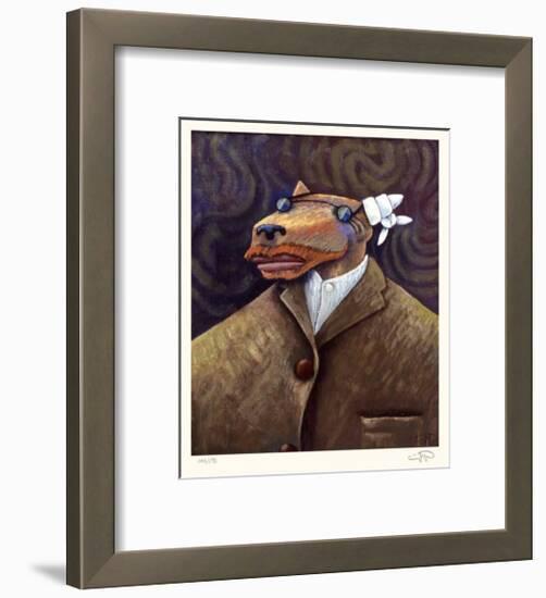 Coyote Portrait of Van Gogh-Markus Pierson-Framed Limited Edition