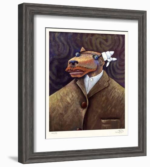 Coyote Portrait of Van Gogh-Markus Pierson-Framed Limited Edition