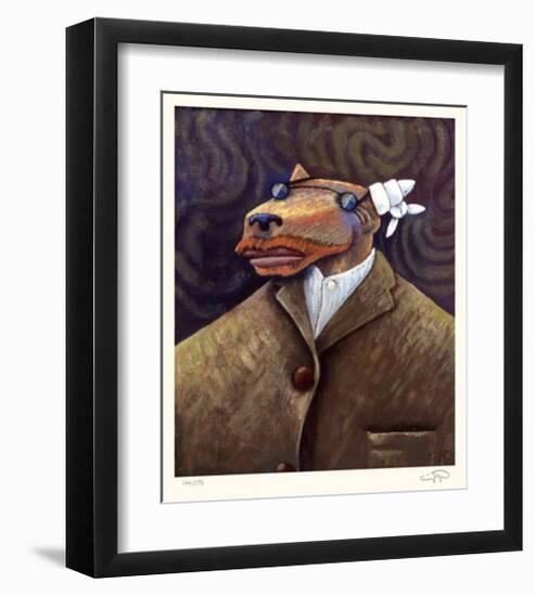 Coyote Portrait of Van Gogh-Markus Pierson-Framed Limited Edition