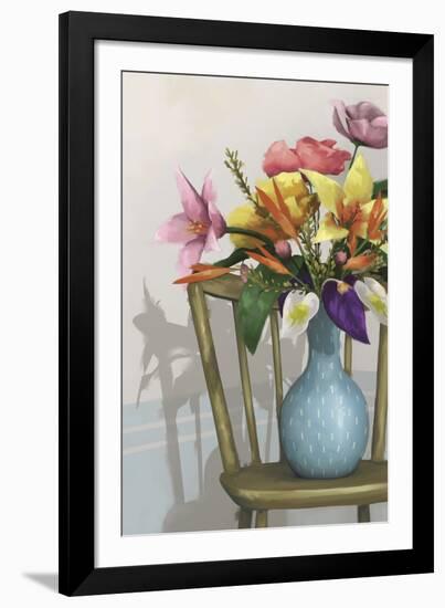 Cozumel Floral - Focus-Sam Kemp-Framed Giclee Print