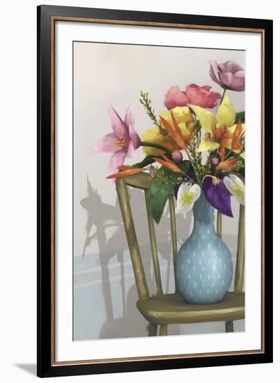 Cozumel Floral - Focus-Sam Kemp-Framed Giclee Print