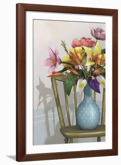 Cozumel Floral - Focus-Sam Kemp-Framed Giclee Print