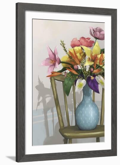 Cozumel Floral - Focus-Sam Kemp-Framed Giclee Print