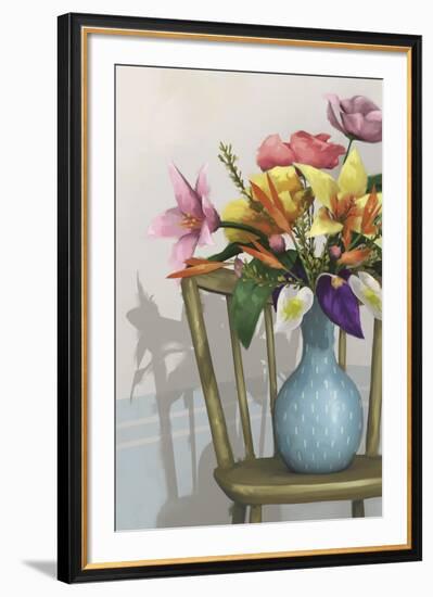 Cozumel Floral - Focus-Sam Kemp-Framed Giclee Print