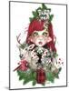 Cozy Christmas Claire - MunchkinZ Elf-Sheena Pike Art And Illustration-Mounted Giclee Print