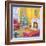 Cozy Christmas Fire-Edgar Jerins-Framed Giclee Print