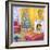 Cozy Christmas Fire-Edgar Jerins-Framed Giclee Print