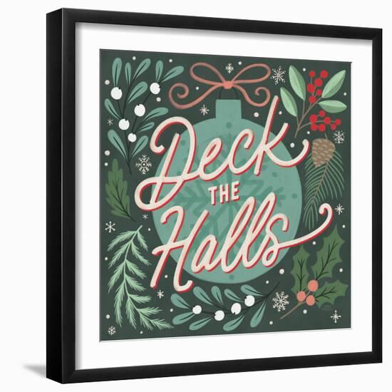 Cozy Christmas II-Laura Marshall-Framed Art Print