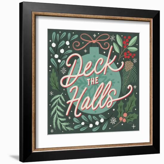 Cozy Christmas II-Laura Marshall-Framed Art Print