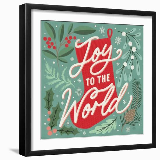 Cozy Christmas III-Laura Marshall-Framed Art Print