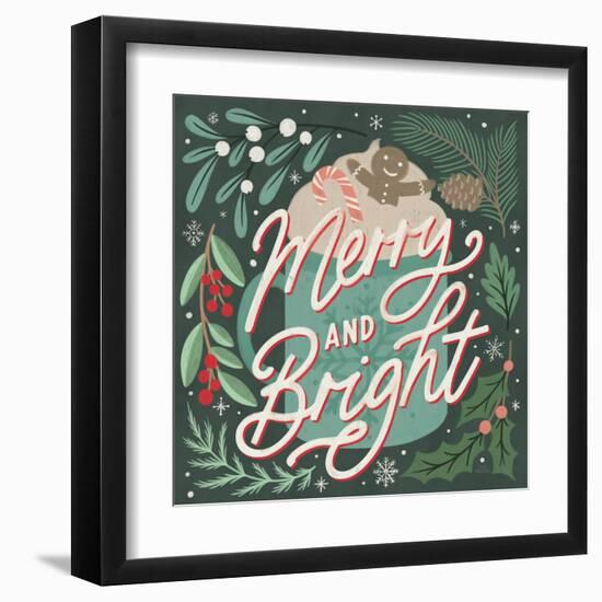 Cozy Christmas V-Laura Marshall-Framed Art Print