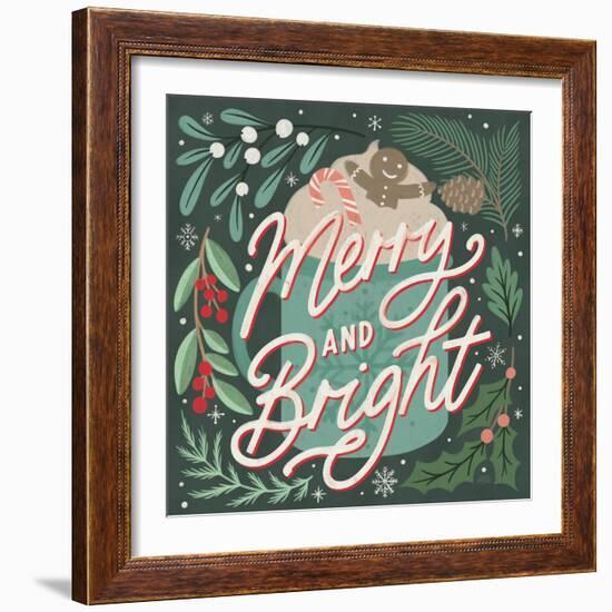 Cozy Christmas V-Laura Marshall-Framed Art Print