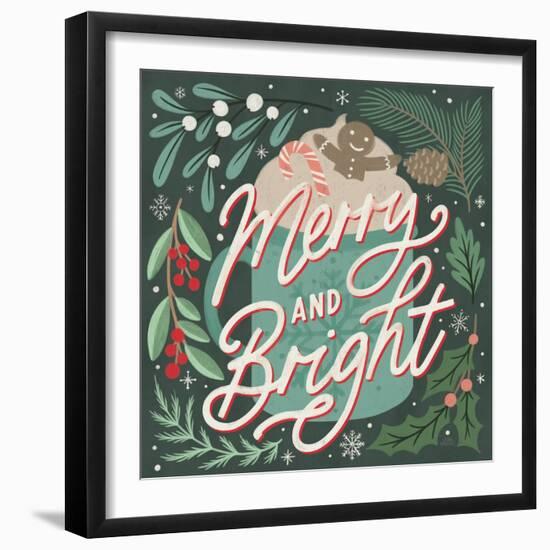 Cozy Christmas V-Laura Marshall-Framed Art Print