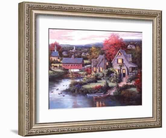 Cozy Country Night-unknown Chiu-Framed Art Print