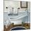Cozy Navy Bath II-Carol Robinson-Mounted Art Print