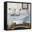 Cozy Navy Bath II-Carol Robinson-Framed Stretched Canvas