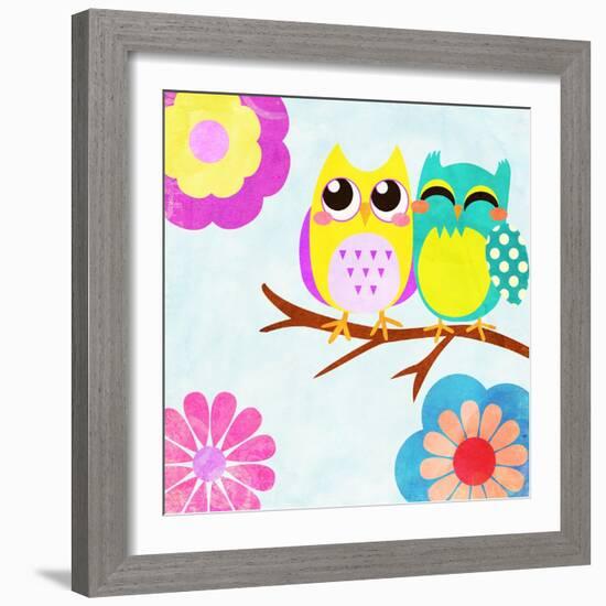 Cozy Owls I-SD Graphics Studio-Framed Art Print