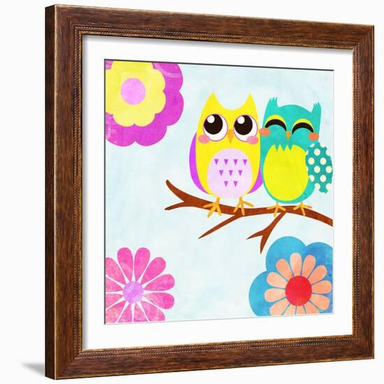 Cozy Owls I-SD Graphics Studio-Framed Art Print