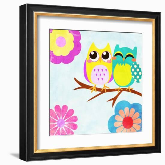 Cozy Owls I-SD Graphics Studio-Framed Art Print