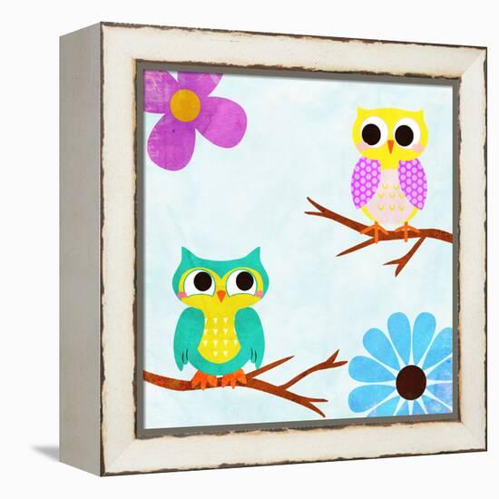 Cozy Owls II-SD Graphics Studio-Framed Stretched Canvas