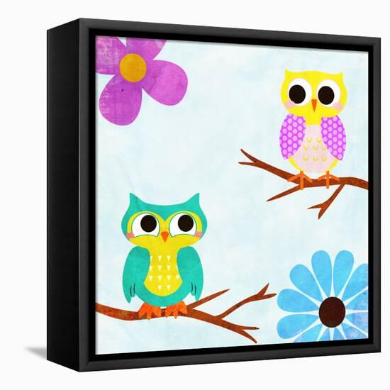 Cozy Owls II-SD Graphics Studio-Framed Stretched Canvas