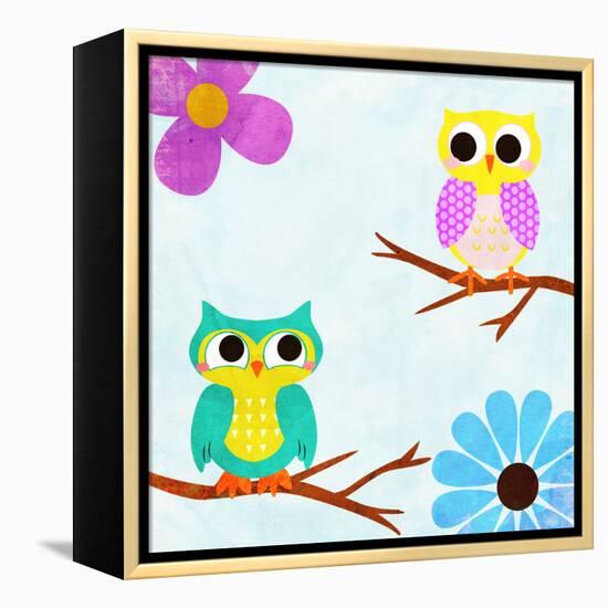 Cozy Owls II-SD Graphics Studio-Framed Stretched Canvas