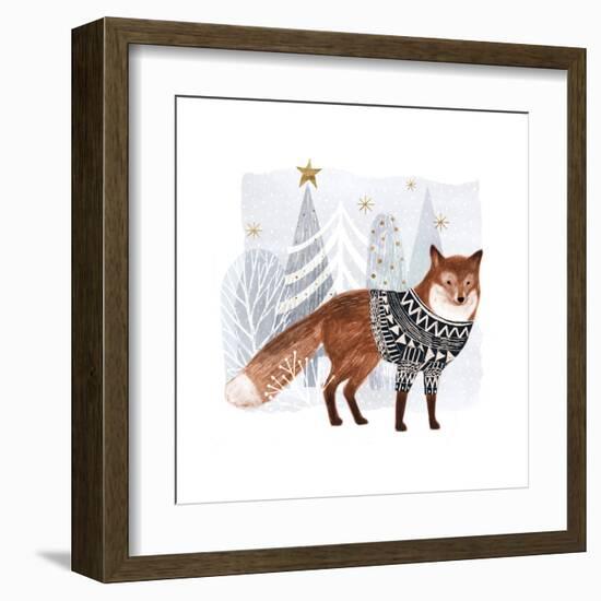 Cozy Woodland Animal I-Victoria Borges-Framed Art Print