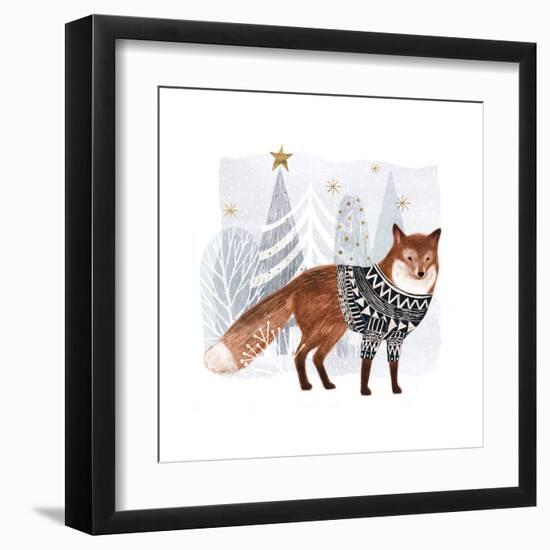 Cozy Woodland Animal I-Victoria Borges-Framed Art Print