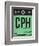 CPH Copenhagen Luggage Tag 1-NaxArt-Framed Art Print