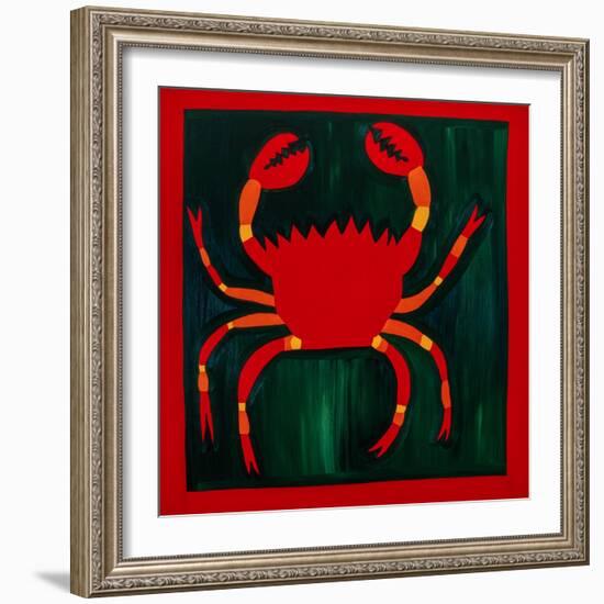 Crab,1998,(oil on linen)-Cristina Rodriguez-Framed Giclee Print