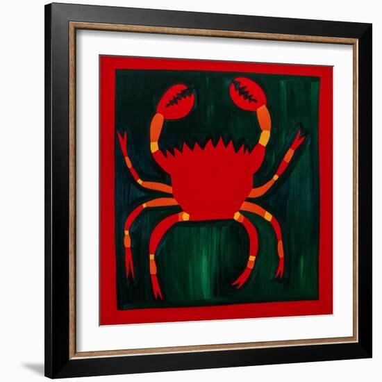 Crab,1998,(oil on linen)-Cristina Rodriguez-Framed Giclee Print