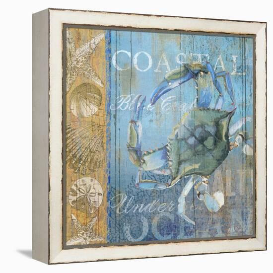 Crab and Sea-null-Framed Premier Image Canvas