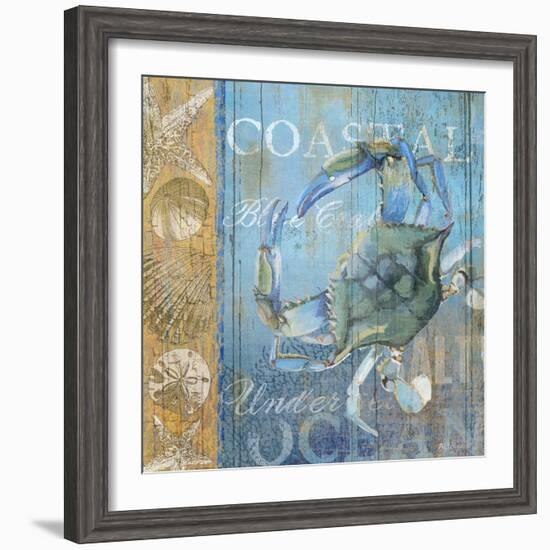 Crab and Sea-null-Framed Giclee Print