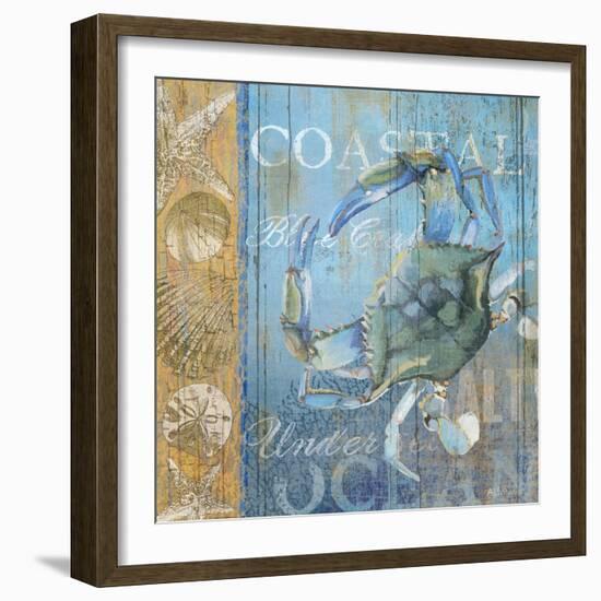 Crab and Sea-null-Framed Giclee Print