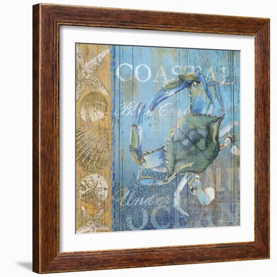 Crab and Sea-null-Framed Giclee Print