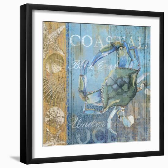 Crab and Sea-null-Framed Giclee Print