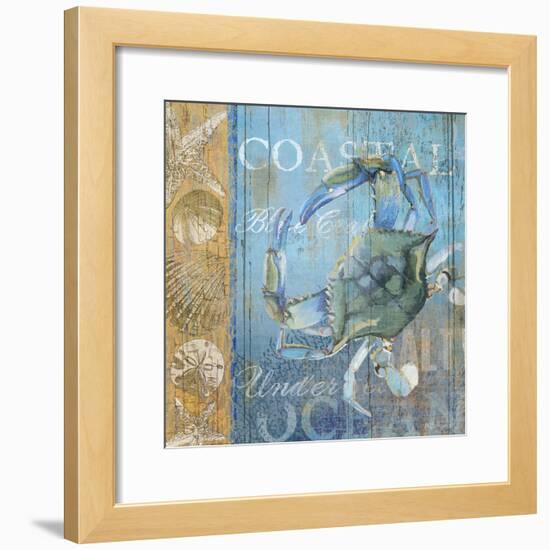 Crab and Sea-null-Framed Giclee Print