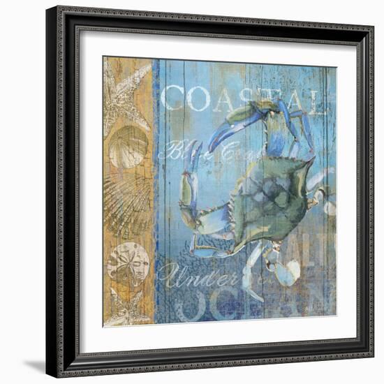 Crab and Sea-null-Framed Giclee Print