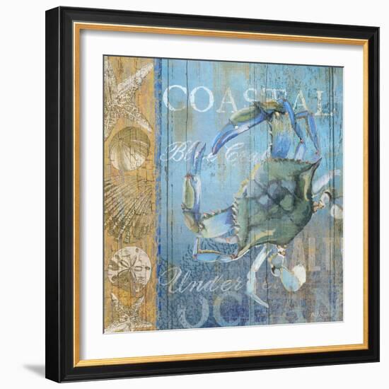 Crab and Sea-null-Framed Giclee Print