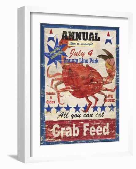 Crab Feed-Fiona Stokes-Gilbert-Framed Giclee Print