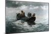 Crab Fishing-Winslow Homer-Mounted Giclee Print