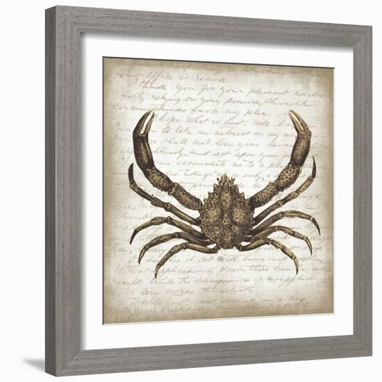 Crab II-Erin Clark-Framed Giclee Print