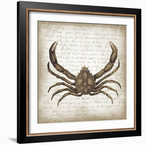 Crab II-Erin Clark-Framed Giclee Print