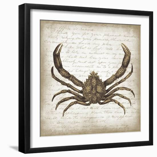 Crab II-Erin Clark-Framed Giclee Print