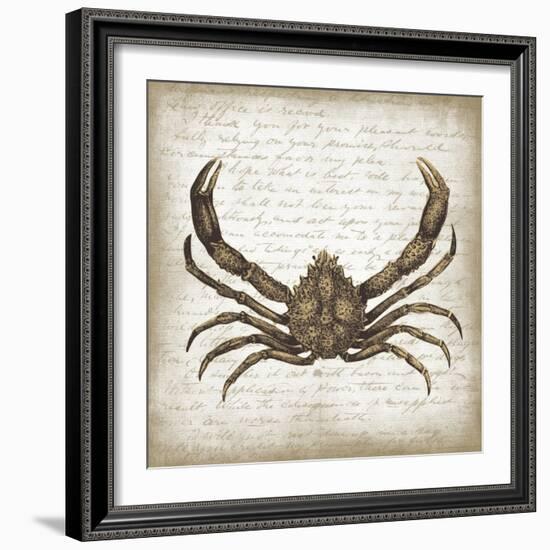 Crab II-Erin Clark-Framed Giclee Print