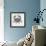 Crab in Grey-Cat Coquillette-Framed Giclee Print displayed on a wall