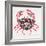 Crab in Pink and Grey-Cat Coquillette-Framed Giclee Print