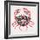 Crab in Pink and Grey-Cat Coquillette-Framed Giclee Print