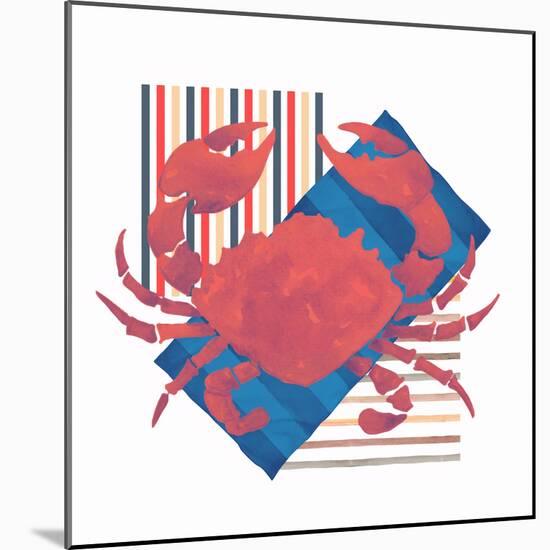 Crab Lounging-Jesse Keith-Mounted Art Print